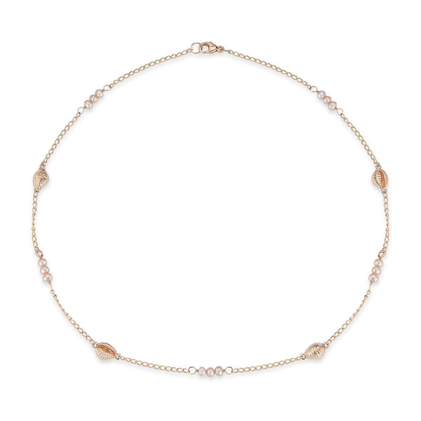 THE SHORT BLAKE NECKLACE WITH PEARLS