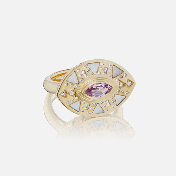 CLEOPATRA'S EYE COCKTAIL RING