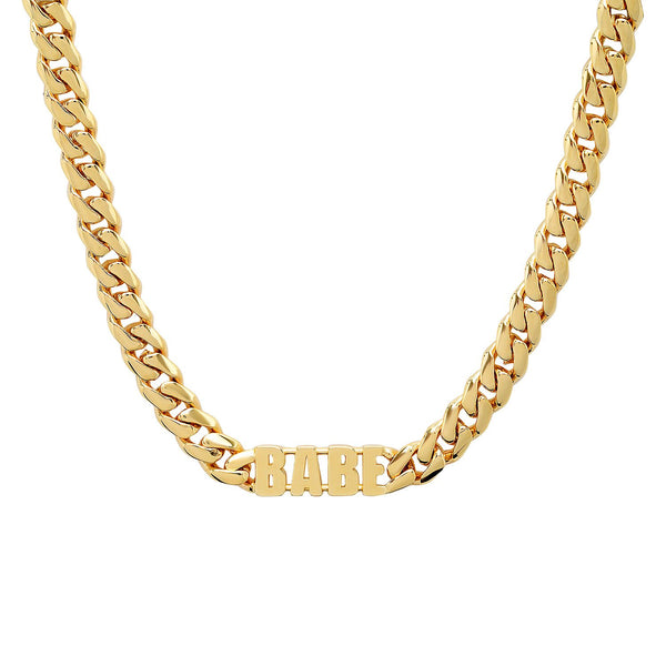 Heavy Chain Catchphrase Necklace