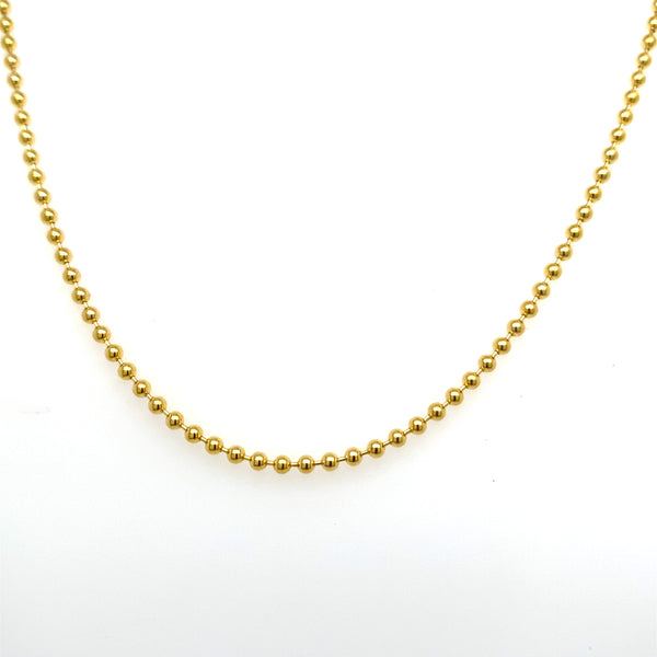 THIN BALL CHAIN NECKLACE