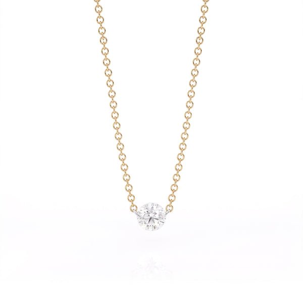 HADID 0.20 CT SOLITAIRE NECKLACE