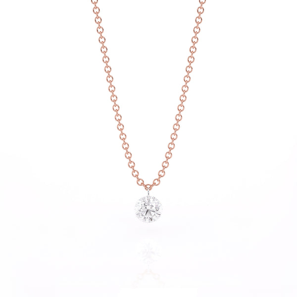HADID 0.25 CT SOLITAIRE FRINGE NECKLACE
